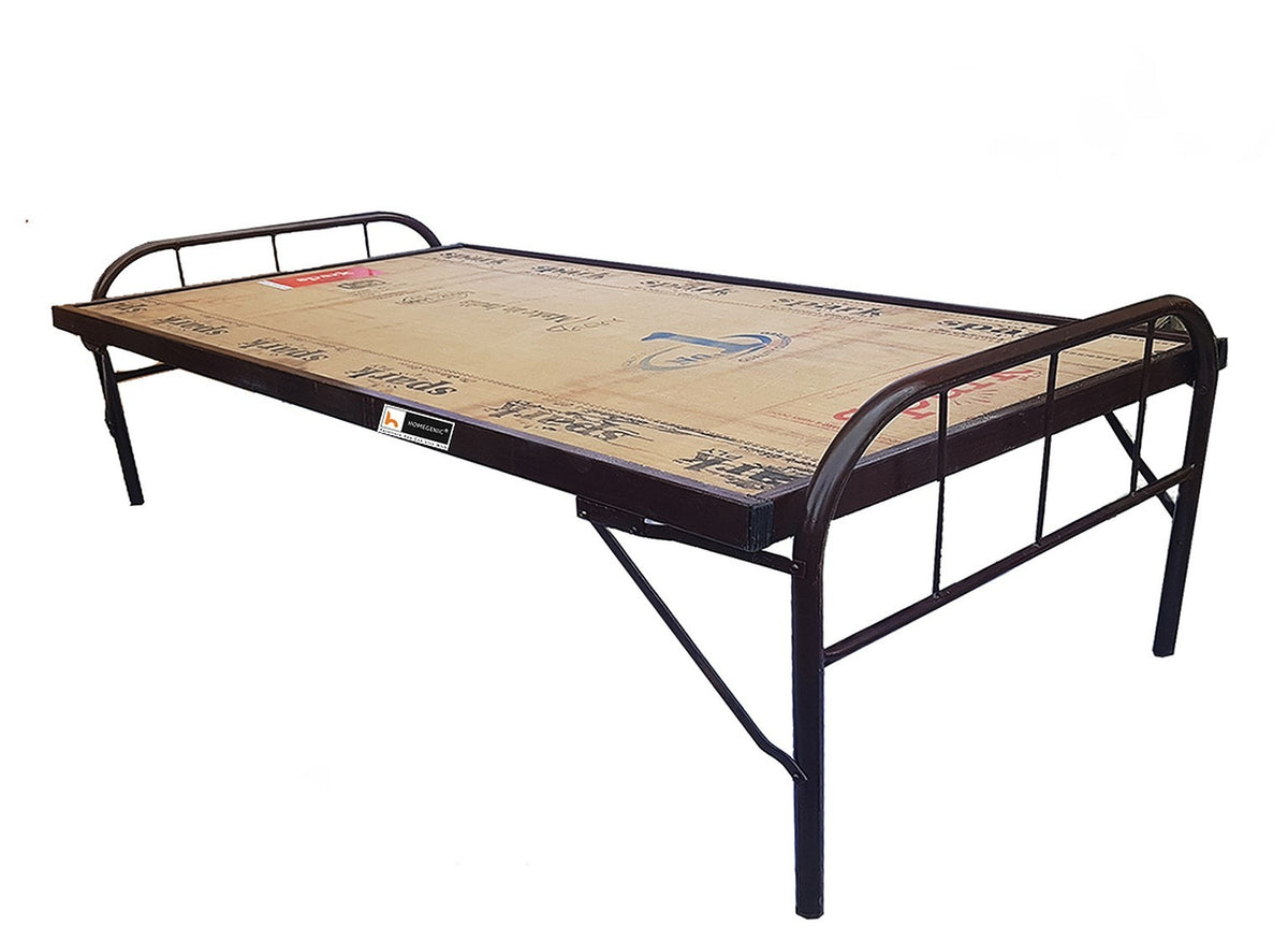 Plywood folding store double bed